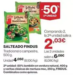 Hipercor Findus - salteado oferta