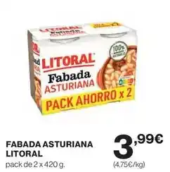 Hipercor Litoral - fabada asturiana oferta