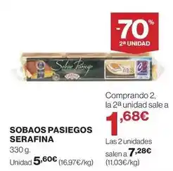 Hipercor Serafina - sobaos pasiegos oferta