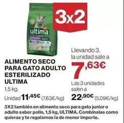 Hipercor Affinity - alimento seco para gato adulto esterilizado ultima oferta