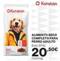 Hipercor Seco - alimento completeto para perro adulto oferta
