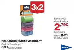 Hipercor Vitakraft - bolsas higienicas oferta
