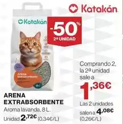 Hipercor Katakan - arena extrabsorbente oferta