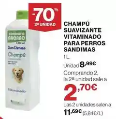 Hipercor Sandimas - suavizante vitaminado para perros oferta