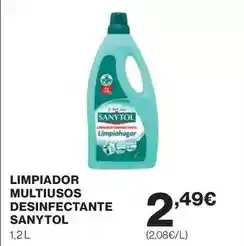 Hipercor Sanytol - limpiador multiusos desinfectante oferta