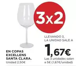 Hipercor Santa clara - en copas excellences oferta