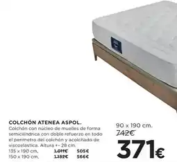 Hipercor Aspol - colchón atenea oferta