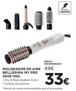 Hipercor Aire - moldeador de my pro gh18 1100 oferta