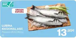 El Corte Inglés Origen - lubina nacional asc oferta