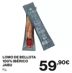 El Corte Inglés Jabu - lomo de bellota 100% iberico oferta