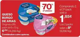 El Corte Inglés Burgo de arias - queso oferta