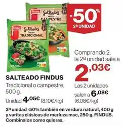 El Corte Inglés Findus - salteado oferta