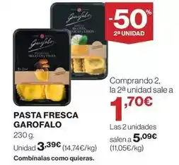 El Corte Inglés Garofalo - pasta fresca oferta