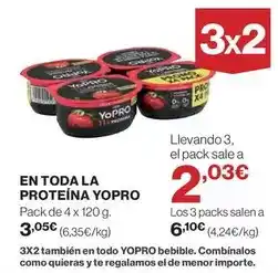 El Corte Inglés Yopro - en toda la proteina oferta