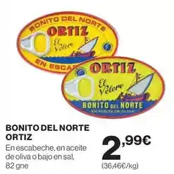 El Corte Inglés Ortiz - bonito del norte oferta
