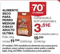El Corte Inglés Affinity - alimento seco para perro medium o maxi adulto ultima oferta