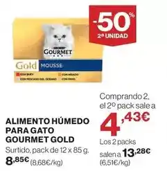 El Corte Inglés Purina - alimento humedo para gato gourmet gold oferta