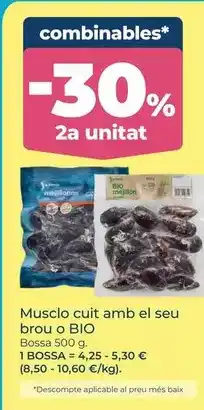 La Sirena La sirena - mejillones cocidos en su jugo o bio oferta