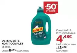 El Corte Inglés Norit - detergente oferta