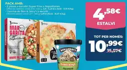 La Sirena La sirena - 2 pizzas / tarrina oferta