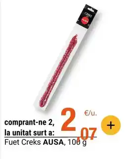 BonpreuEsclat Ausa - fuet creks oferta