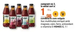 BonpreuEsclat Hohes c - suc multifruites enriquitis amb magnési, calci, ferro, antioxidant o vitamina d oferta