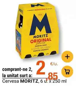 BonpreuEsclat Moritz - cervesa oferta