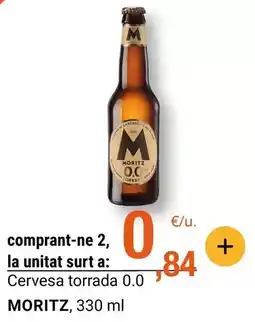 BonpreuEsclat Moritz - cervesa torrada 0.0 oferta
