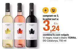 BonpreuEsclat Terra - vi negre, rosat o blanc do catalunya oferta