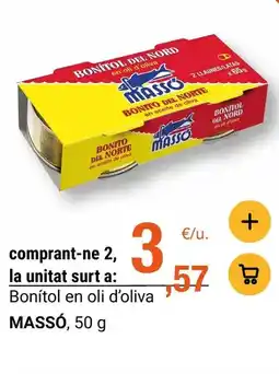 BonpreuEsclat Massó - bonitol en oli d'oliva oferta