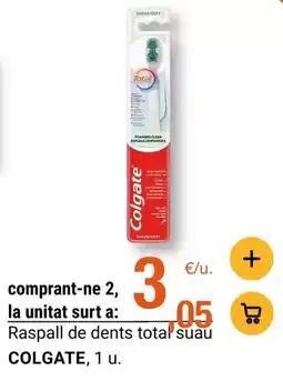 BonpreuEsclat Colgate - raspall de dents total suau oferta