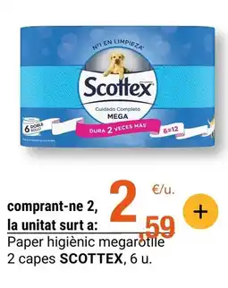 BonpreuEsclat Scottex - paper higienic megarotile oferta