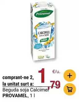 BonpreuEsclat Provamel - beguda soja calcimel oferta