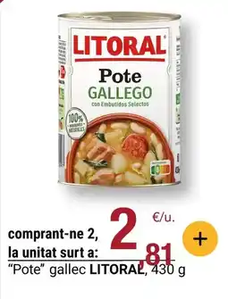 BonpreuEsclat Litoral - pote gallego oferta