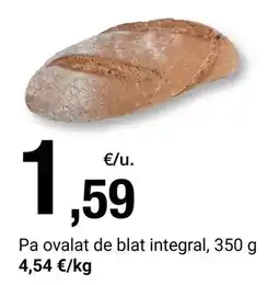 BonpreuEsclat Pa ovalat de blat integral oferta