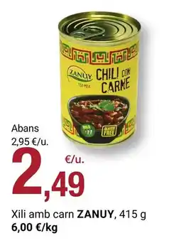 BonpreuEsclat Zanuy - xili amb carn oferta