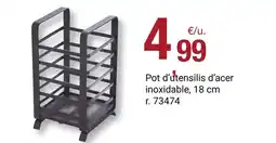 BonpreuEsclat Pot d'utensilis d'acer inoxidable oferta