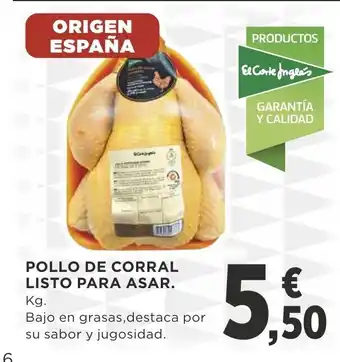 Supercor Pollo De Corral Listo Para Asar oferta