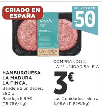 Supercor Hamburguesa La Madura La Finca 380g oferta