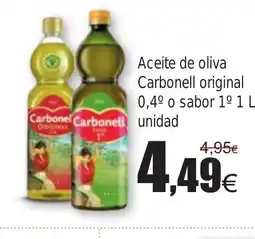 FROIZ Aceite de oliva Carbonell original 0,40 o sabor 1º oferta