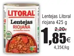 FROIZ Lentejas Litoral riojana oferta