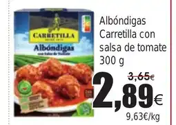 FROIZ Albóndigas Carretilla con salsa de tomate oferta