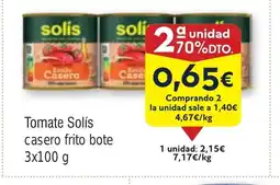 FROIZ Tomate Solís casero frito bote oferta
