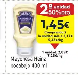FROIZ Mayonesa Heinz bocabajo oferta