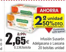 FROIZ Infusión Susarón Adelgasana o Laxsana oferta