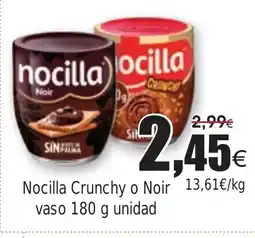 FROIZ NOCILLA Crunchy o Noir vaso oferta