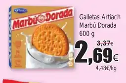 FROIZ Galletas Artiach Marbú Dorada oferta