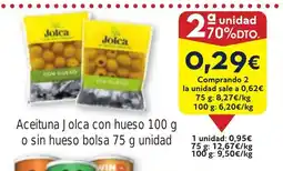 FROIZ Aceituna Jolca con hueso o sin hueso bolsa oferta