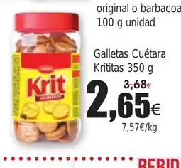 FROIZ Galletas Cuétara Krititas oferta