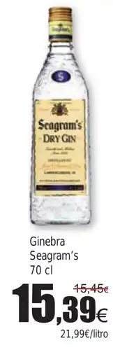 FROIZ SEAGRAM'S Ginebra oferta